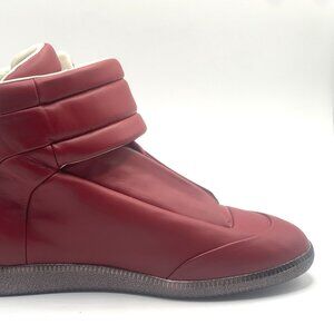 New - Maison Margiela 22 Future High Top Sneaker 'Bordeaux Burgundy'
